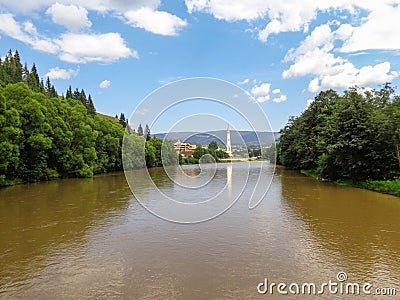 Bistrita river. Stock Photo